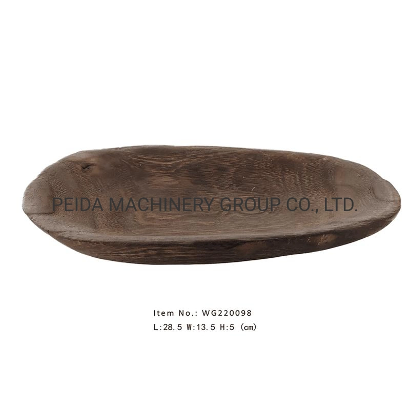 Handmade High Quality Art and Craft Wooden Fruit Bowl with Unique Round Base