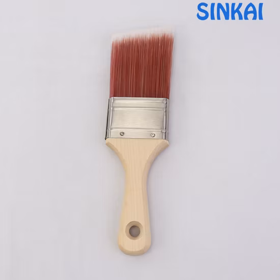 Короткая деревянная ручка для кисти для рисования стен